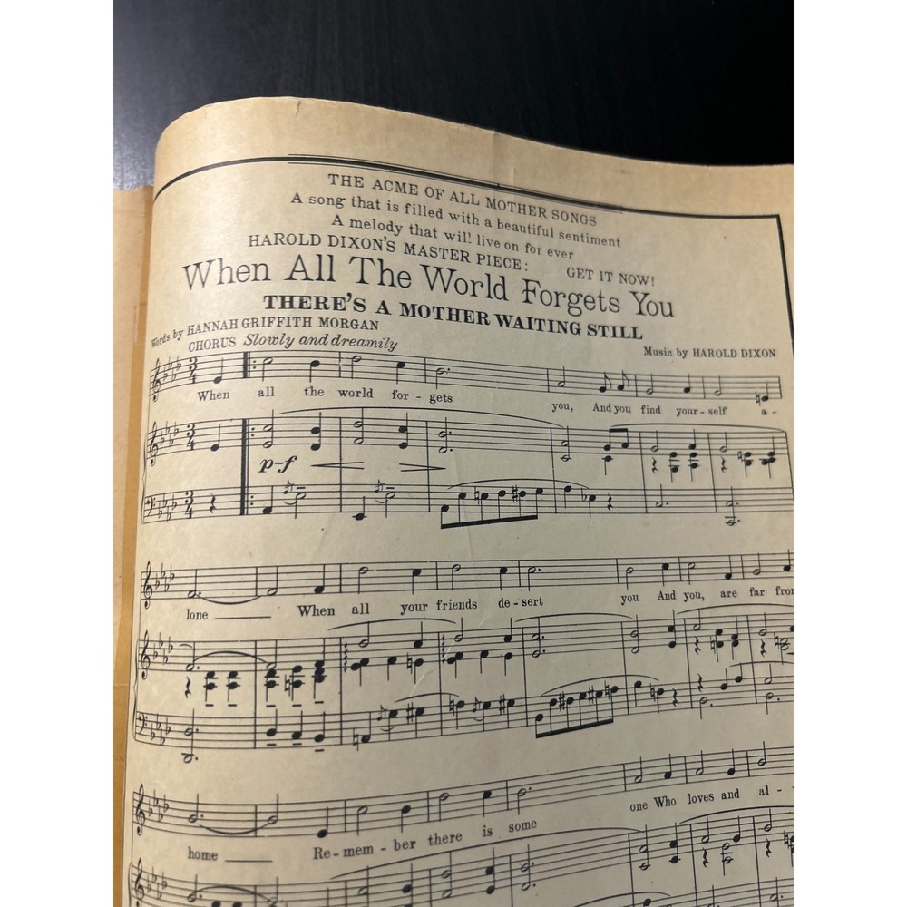 Call Me Back Pal O Mine Waltz Song 1921 Harold Dixon Lawrence Perricone - Picture 6 of 13